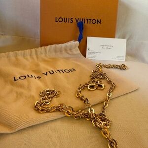 Louis Vuitton Metal Chain Strap (Gold)
